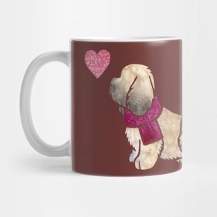 Lhasa Apso watercolour Mug